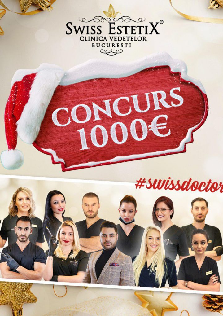 Swiss EstetiX ti-a pregatit un concurs de Craciun! Proceduri in valoare de 1000 de euro pentru 5 norocoase!